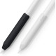 Elago Pencil Grip Holder - Θήκη Premium Σιλικόνης Apple Pencil 2nd Gen - White / Black - 2 Τεμάχια (EAPEN2-GRIP-WHBK)