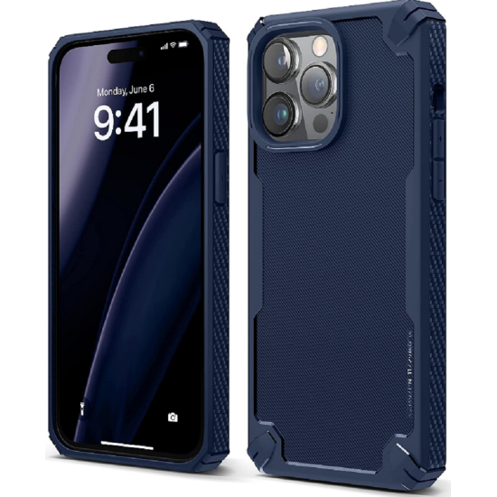 Elago Armor Case - Ανθεκτική Θήκη Σιλικόνης Apple iPhone 14 Pro Max - Jean Indigo (ES14AM67PRO-JIN)