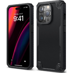 Elago Armor Case - Ανθεκτική Θήκη Σιλικόνης Apple iPhone 14 Pro - Black (ES14AM61PRO-BK)