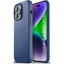 MUJJO Full Leather Case - Δερμάτινη Θήκη MagSafe - Apple iPhone 14 Pro Max - Blue (MUJJO-CL-029-BL)