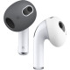 Elago Ear Tips Cover - Αντιολισθητικά Καλύμματα Premium Σιλικόνης Apple AirPods 3rd Gen - Dark Gray / White - 2 Τεμάχια (EAP3-PADSM-DGYWH)