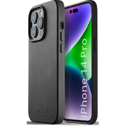 MUJJO Full Leather Case - Δερμάτινη Θήκη MagSafe - Apple iPhone 14 Pro - Black (MUJJO-CL-027-BK)