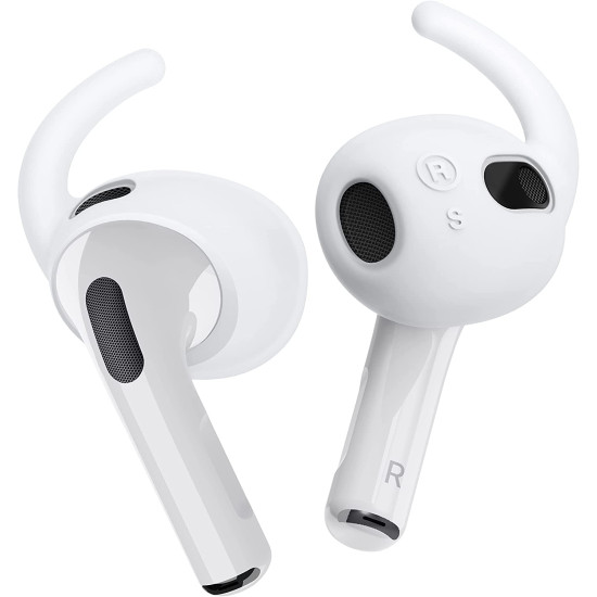 Elago Earbuds Hook - Αντιολισθητικά Καλύμματα Premium Σιλικόνης με Γάντζο Apple AirPods 3rd Gen - Nightglow Blue - 4 Τεμάχια (EAP3-BUDSHK-LUBL)