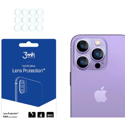 3MK Hybrid Glass Camera Protector - Αντιχαρακτικό Υβριδικό Προστατευτικό Γυαλί για Φακό Κάμερας Apple iPhone 14 Pro / 14 Pro Max - 4 Τεμάχια (5903108494694)