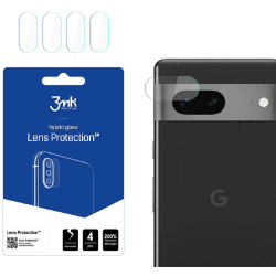 3MK Hybrid Glass Camera Protector - Αντιχαρακτικό Υβριδικό Προστατευτικό Γυαλί για Φακό Κάμερας Google Pixel 7 - 4 Τεμάχια (5903108495912)