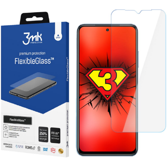 3MK Premium Flexible Glass - Αντιχαρακτικό Υβριδικό Προστατευτικό Γυαλί Οθόνης - Xiaomi Poco M5s - 0.3mm (5903108491747)