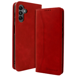 Bodycell Θήκη - Πορτοφόλι Samsung Galaxy A04s - Red (5206015017896)
