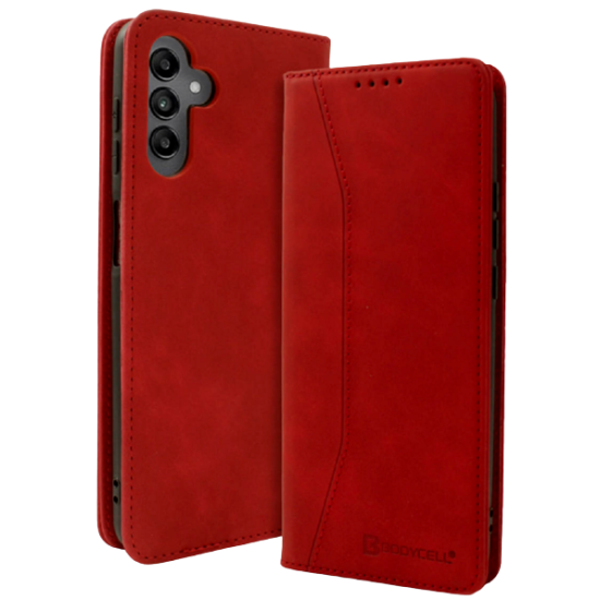 Bodycell Θήκη - Πορτοφόλι Samsung Galaxy A04s - Red (5206015017896)