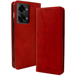 Bodycell Θήκη - Πορτοφόλι OnePlus Nord 2T - Red (5206015016486)