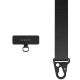 SwitchEasy MagEasy Strap & Strap Card - Αποσπώμενο Λουράκι Λαιμού για Θήκες Κινητών iPhone - Mystery Black (MPHIPH063YB22)