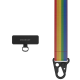 SwitchEasy MagEasy Strap & Strap Card - Αποσπώμενο Λουράκι Λαιμού για Θήκες Κινητών iPhone - Rainbow (MPHIPH063RB22)