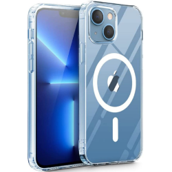 Tech-Protect MagMat - Σκληρή Διάφανη Θήκη MagSafe Apple iPhone 13 - Clear (9589046920998)