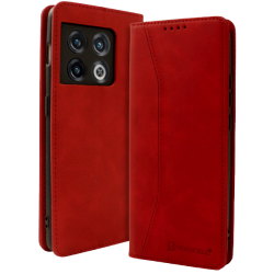 Bodycell Θήκη - Πορτοφόλι OnePlus 10 Pro - Red (5206015015946)