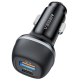 Veger CC62-1A1C Dual Port Fast Car Charger - Γρήγορος Φορτιστής Αυτοκινήτου με 1 x USB-A / 1 x Type-C - 51W - Black (6970453555416)