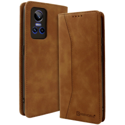 Bodycell Θήκη - Πορτοφόλι Realme GT Neo 3 - Brown (5206015018879)