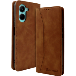 Bodycell Θήκη - Πορτοφόλι Realme C33 - Brown (5206015016226)
