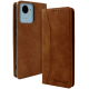 Bodycell Θήκη - Πορτοφόλι Realme C30 - Brown (5206015011894)
