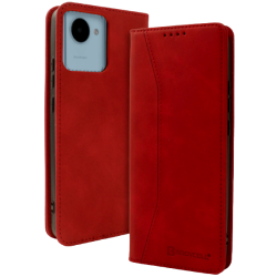 Bodycell Θήκη - Πορτοφόλι Realme C30 - Red (5206015016141)