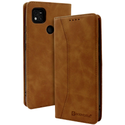 Bodycell Θήκη - Πορτοφόλι Xiaomi Redmi 10A - Brown (5206015005015)