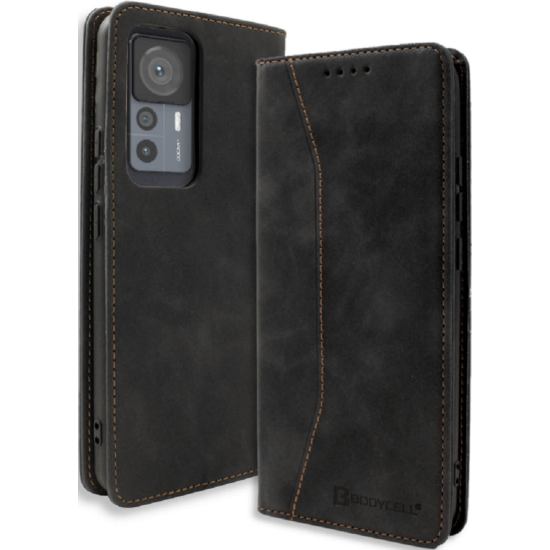Bodycell Θήκη - Πορτοφόλι Xiaomi 12T / 12T Pro - Black (5206015018916)