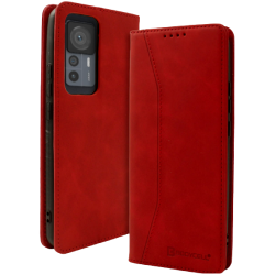 Bodycell Θήκη - Πορτοφόλι Xiaomi 12T / 12T Pro - Red (5206015017476)