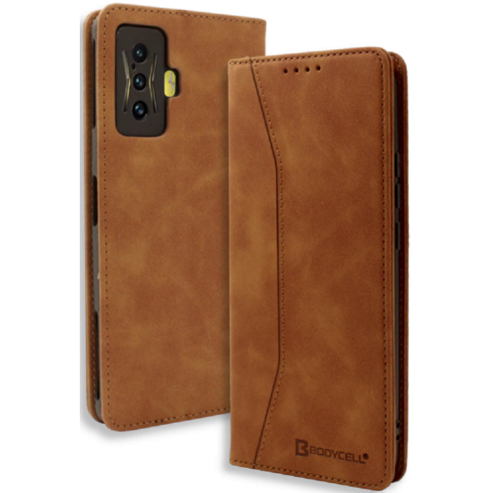 Bodycell Θήκη - Πορτοφόλι Xiaomi Poco F4 GT - Brown (5206015004322)