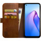 Rosso Element PU Θήκη Πορτοφόλι Oppo Reno8 - Brown (8719246375781)