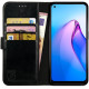 Rosso Element PU Θήκη Πορτοφόλι Oppo Reno8 - Black (8719246375712)