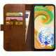 Rosso Element PU Θήκη Πορτοφόλι Samsung Galaxy A04s - Brown (8719246376979)