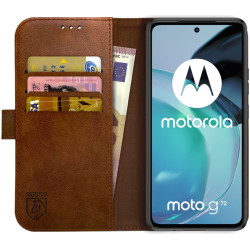 Rosso Element PU Θήκη Πορτοφόλι Motorola Moto G72 - Brown (8719246376993)