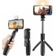 Tech-Protect L02S - Ασύρματο Bluetooth Selfie Stick και Τρίποδο με Τηλεχειριστήριο - Black (9490713937099)