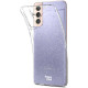 HappyCase Διάφανη Θήκη Σιλικόνης Samsung Galaxy S21 5G - Glitter Print (8719246323249)