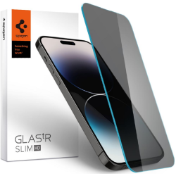 Spigen Tempered Glass GLAS.tR Slim HD Privacy - Αντιχαρακτικό Γυαλί Προστασίας Απορρήτου Οθόνης Apple iPhone 14 Pro (AGL05223)