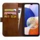 Rosso Element PU Θήκη Πορτοφόλι Samsung Galaxy A14 - Brown (8719246376931)