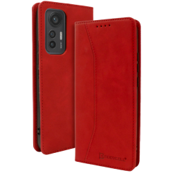 Bodycell Θήκη - Πορτοφόλι Xiaomi 12 Lite - Red (5206015005053)