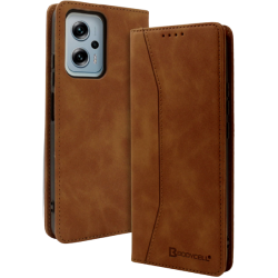 Bodycell Θήκη - Πορτοφόλι Xiaomi Poco X4 GT - Brown (5206015004353)