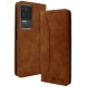 Bodycell Θήκη - Πορτοφόλι Xiaomi Poco F4 - Brown (5206015000089)