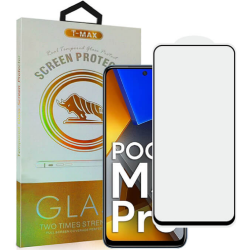 T-Max Premium 3D Tempered Glass Full Glue Fluid Despensing - Αντιχαρακτικό Γυαλί Οθόνης Xiaomi Poco M4 Pro 4G - Black (5206015013362)