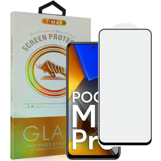 T-Max Premium 3D Tempered Glass Full Glue Fluid Despensing - Αντιχαρακτικό Γυαλί Οθόνης Xiaomi Poco M4 Pro 4G - Black (5206015013362)