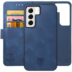 Rosso Element 2 in 1 - PU Θήκη Πορτοφόλι Samsung Galaxy S22 5G - Blue (8719246344695)