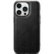 iCarer Oil Wax Leather Cover - Δερμάτινη Θήκη με TPU Bumper - Apple iPhone 14 Pro Max - Black (WMI14220720-BK)