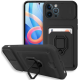 Bodycell Multifunction - Ανθεκτική Θήκη Apple iPhone 12 Pro Max με Λουράκι Λαιμού / Κάλυμμα Κάμερας / Ring Holder / Υποδοχή Κάρτας - Black (5206015003554)