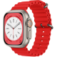 Techsuit Watchband W038 - Λουράκι Σιλικόνης Apple Watch SE/11/10/9/8/7/6/5/4 (42/41/40mm) - Red (5949419015388)