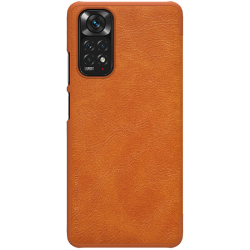 Nillkin Qin Leather Case - Flip Θήκη Πορτοφόλι Xiaomi Redmi Note 11 / 11S - Brown (6902048245655)