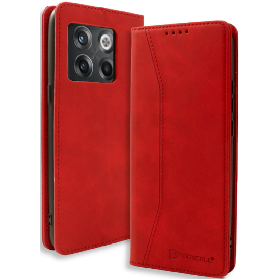 Bodycell Θήκη - Πορτοφόλι OnePlus 10T - Red (5206015016455)