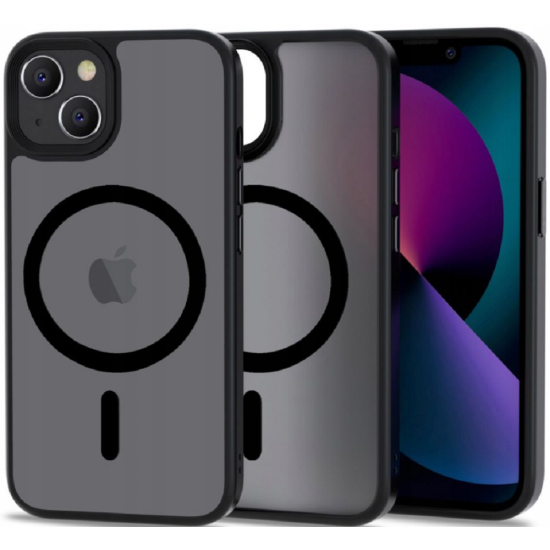 Tech-Protect MagMat - Σκληρή Θήκη MagSafe Apple iPhone 13 mini - Matte Black (9490713930694)