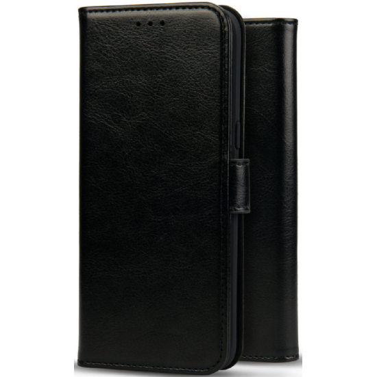 Rosso Element PU Θήκη Πορτοφόλι Samsung Galaxy S23 Ultra - Black (8719246376818)