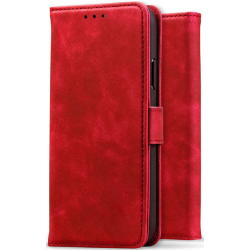 Rosso Element PU Θήκη Πορτοφόλι Samsung Galaxy S23 Plus - Red (8719246377082)