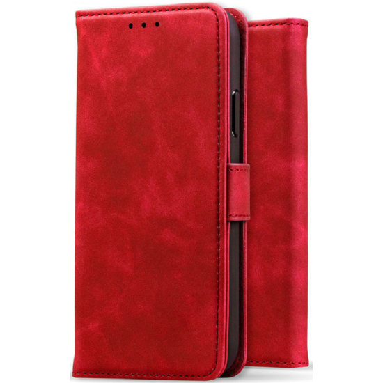 Rosso Element PU Θήκη Πορτοφόλι Samsung Galaxy S23 Plus - Red (8719246377082)
