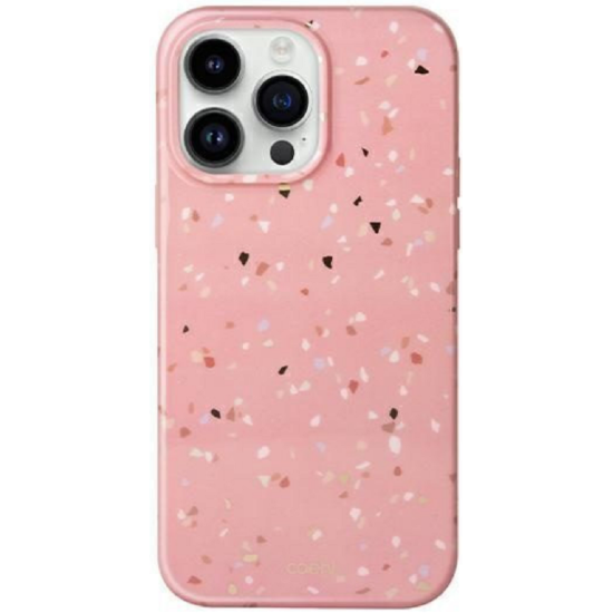 Uniq Coehl Terrazzo - Ανθεκτική Θήκη Superior Hybrid - Apple iPhone 14 Pro - Coral Pink (UNIQ-IP6.1P(2022)-TEZCPK)